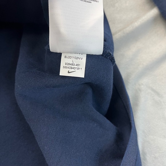 Nike Tech Fleece Jacket Men's Large Navy blue Windrunner Hoodie 928483 451 - Picture 13 of 13